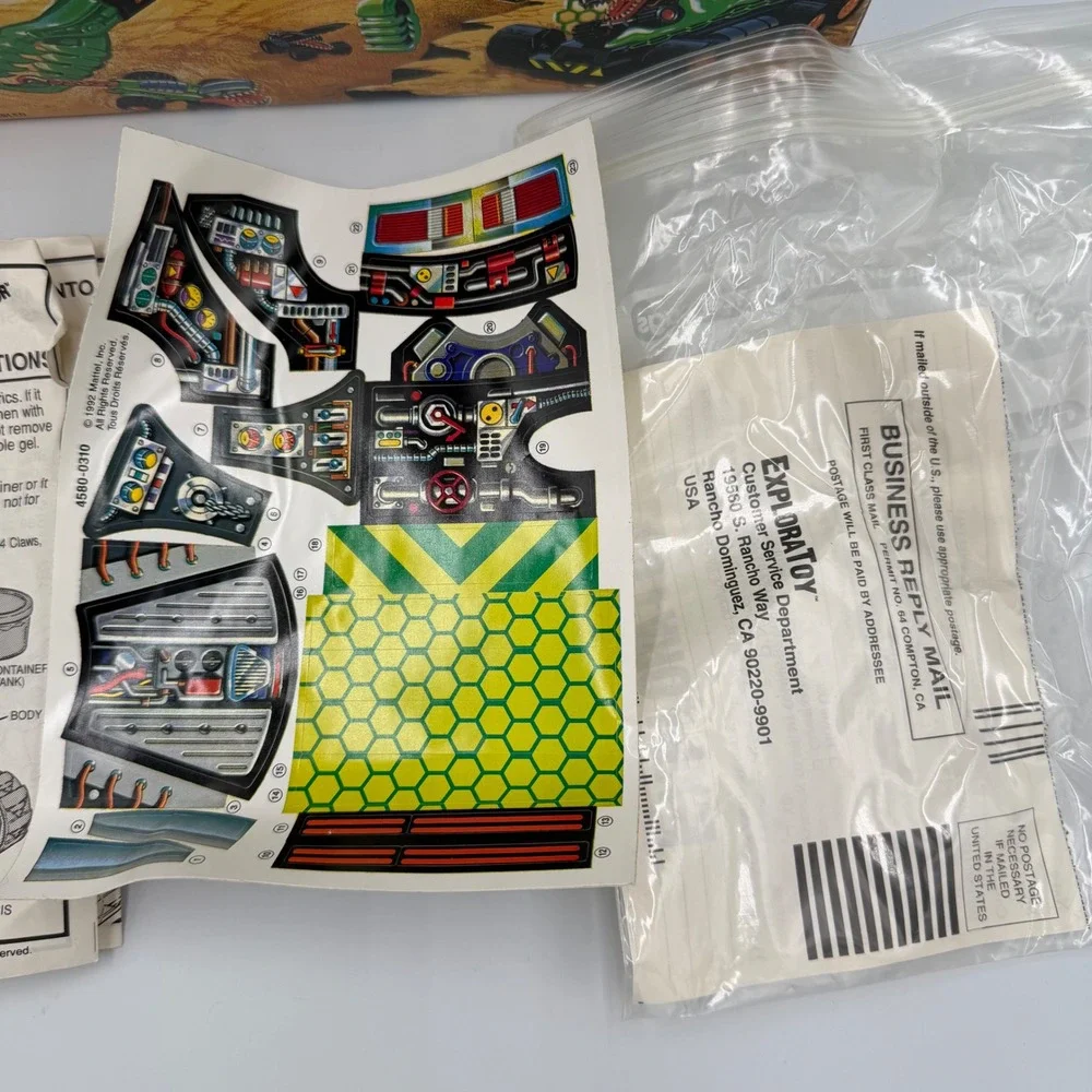 1992 Hot Wheels Attack Pack Slime-inator Cement Truck w/ Box Incomplete